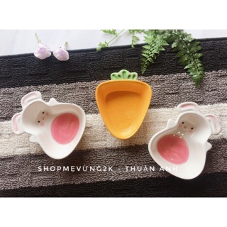 Bát ăn dặm hình thỏ - cà rốt 250ml