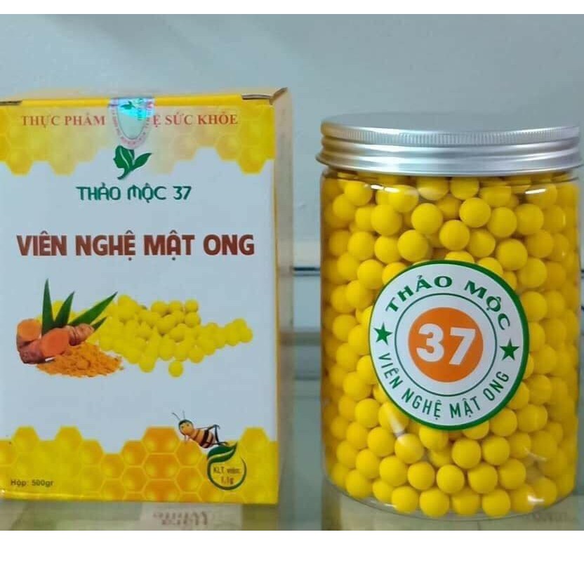 viên tinh nghệ mật ong 37
