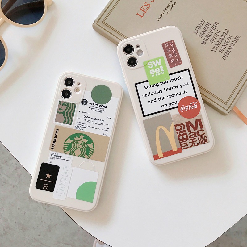 Ốp Lưng Phối Hình Logo Starbucks Thời Trang Cho Iphone 12 11 Pro Max X Xs Max Xr 8 7 Plus | BigBuy360 - bigbuy360.vn