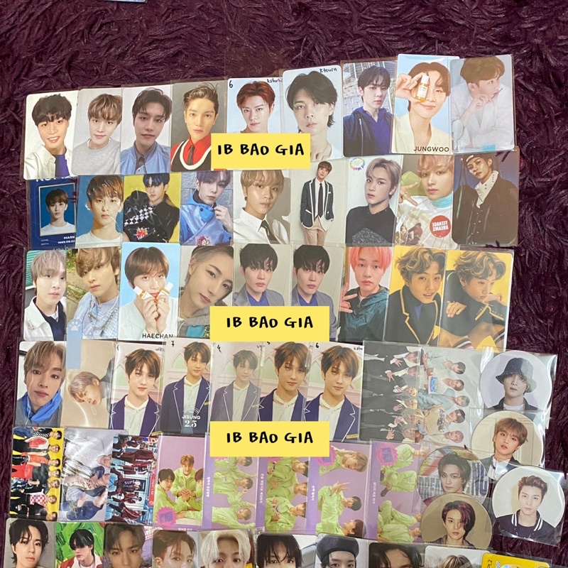 CARD THẺ NCT OFFCIAL CÁC LOẠI PHOTOCARD