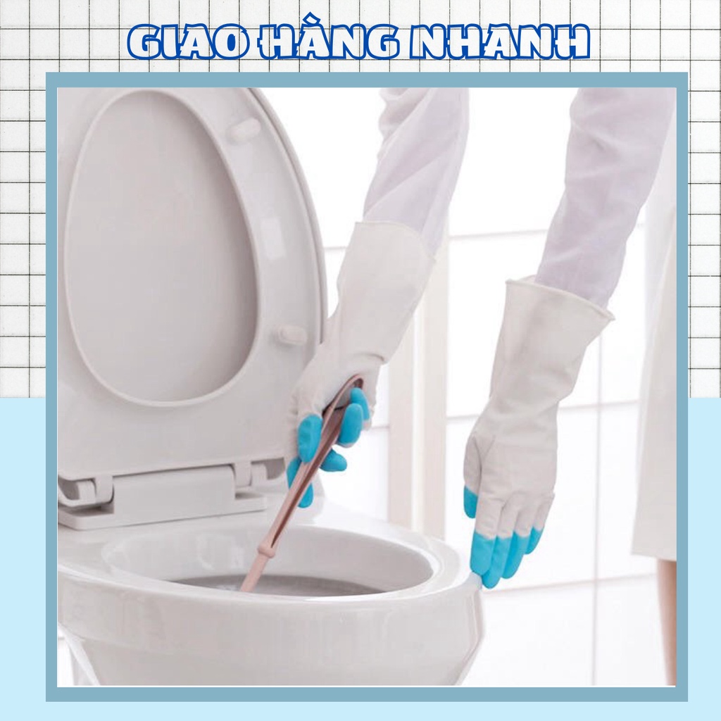 CHỔI CỌ BỒN CẦU, TOILET 2 ĐẦU TIỆN DỤNG 1455 GIAO HÀNG NHANH