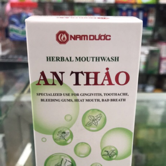 Nước súc miệng dược liệu An Thảo 100ml