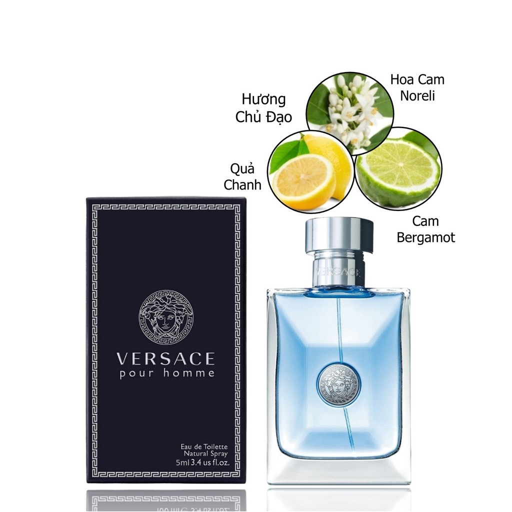 Nước hoa nam Versace Pour Homme 5ml | Thế Giới Skin Care