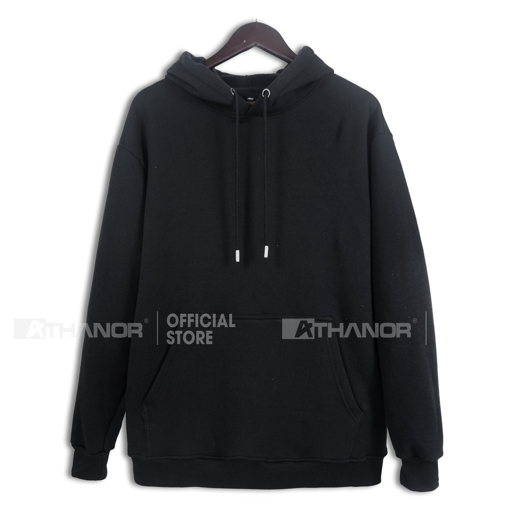 Áo Hoodie ATHANOR Chất Nỉ Bông 100%cotton 350 gsm Form Unisex HDT911