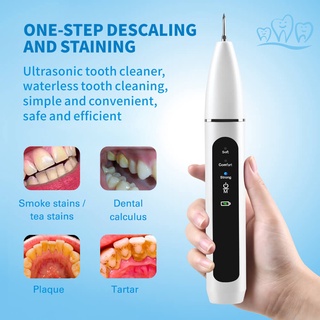 Máy làm sạch răng bằng sóng siêu âm ba chế độ sạc usb tiện dụng