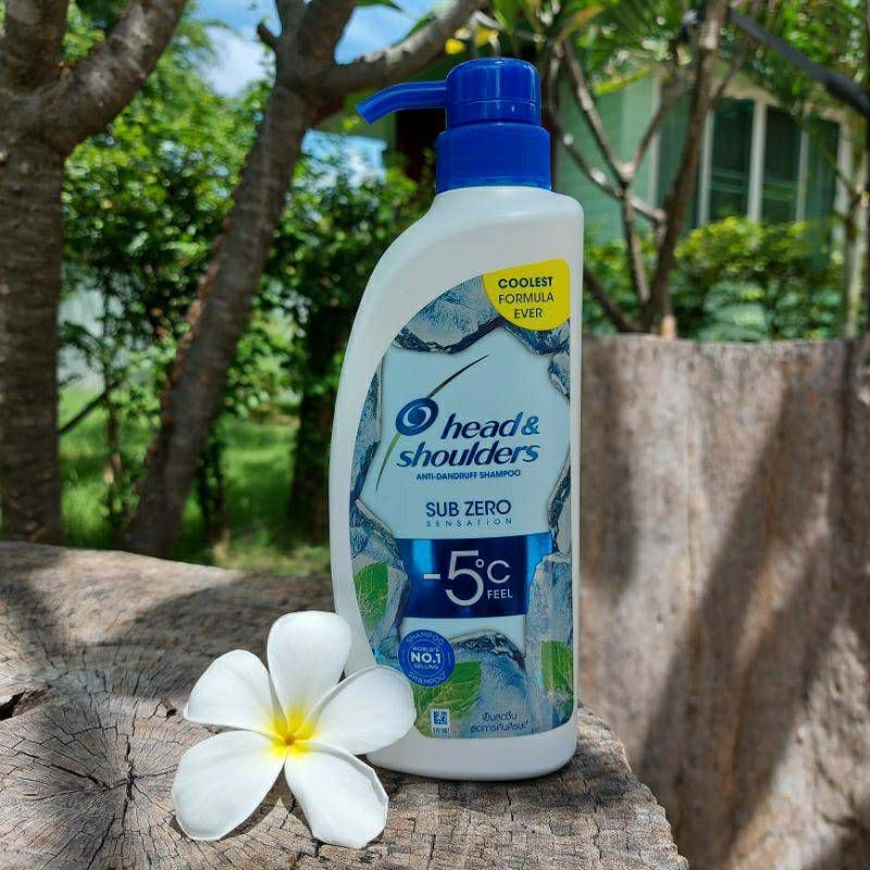 DẦU GỘI NGĂN NGỪA GÀU HIỆU QUẢ, BĂNG LẠNH SẢNG KHOÁI HEAD & SHOUDER SUB ZERO -5 ĐỘ 450ML THÁI LAN CHÍNH HÃNG - 10581
