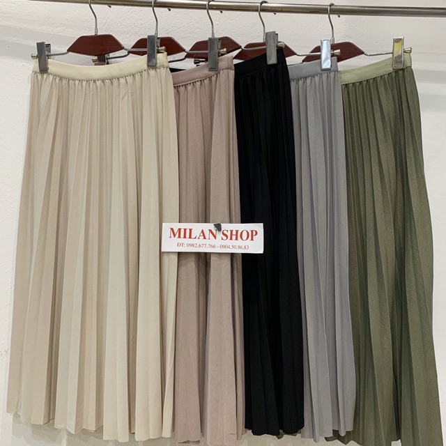 Chân váy xếp lynhiều màu mới lạ | BigBuy360 - bigbuy360.vn