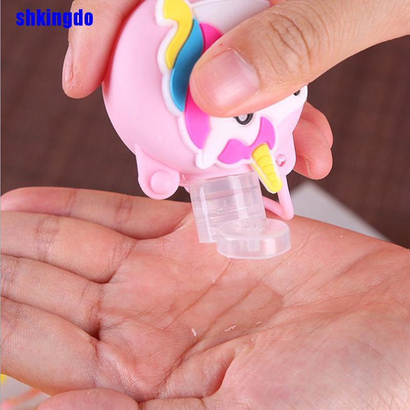 [Hàng mới về] Bình đựng nước rửa tay dung tích 30ml thiết kế hình tròn dễ thương