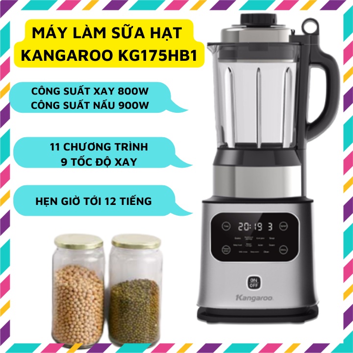 Máy làm sữa hạt đa năng Kangaroo KG175HB1