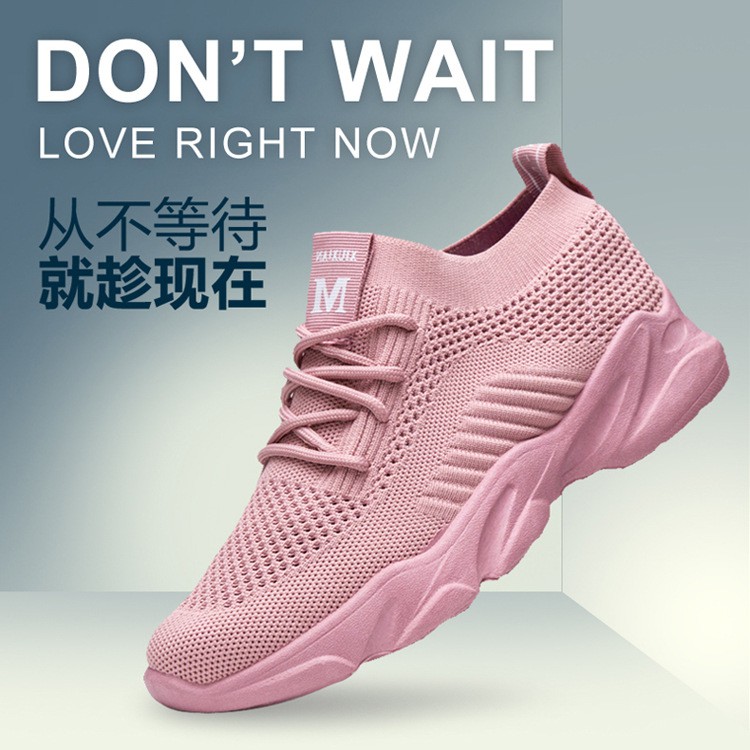 Giày Thể Thao Màu Trơn Thoáng Khí Phong Cách Hàn Quốc Thời Trang Mùa Thu Mới Cho Nữ | BigBuy360 - bigbuy360.vn