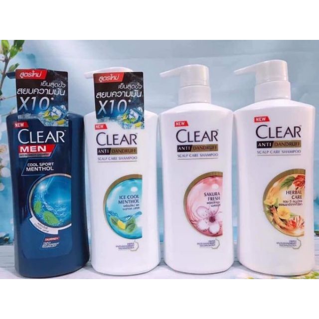 Dầu gội đầu clear Thái Lan