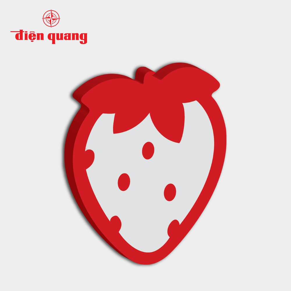 Đèn ngủ LED Điện Quang ĐQ LNL01 WW (cảm biến quang, hình trái dâu, ánh sáng vàng)