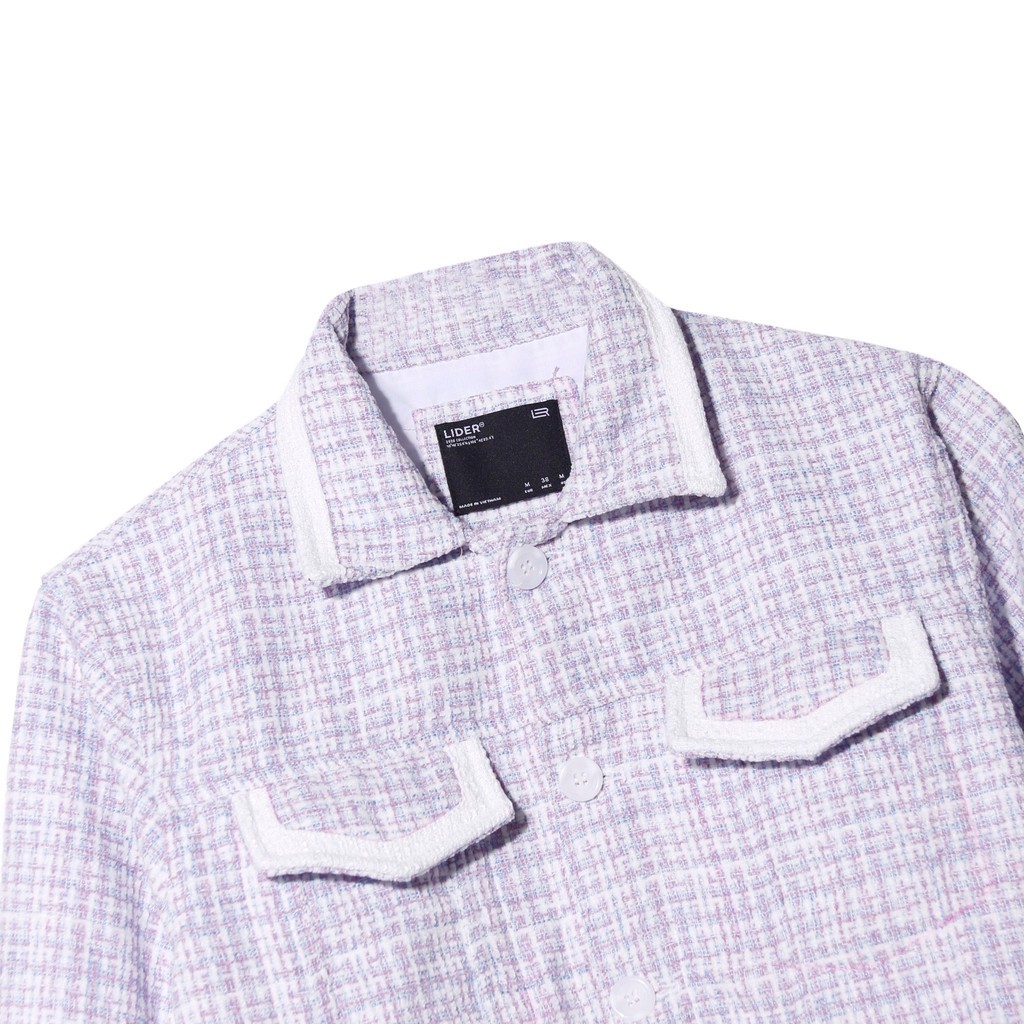 ÁO KHOÁC UNISEX VẢI TWEED BLUEBERRY JACKET | BigBuy360 - bigbuy360.vn