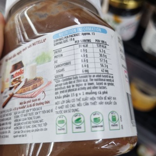 Hạt Phỉ Phết Ca Cao Nutella Hũ 200G