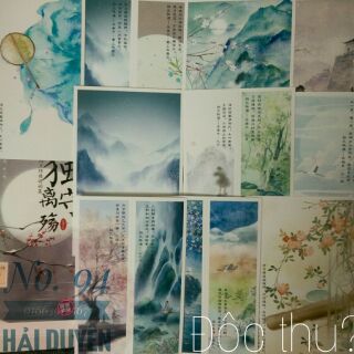 Combo postcard, bookmark cổ trang - cổ phong (lẻ)