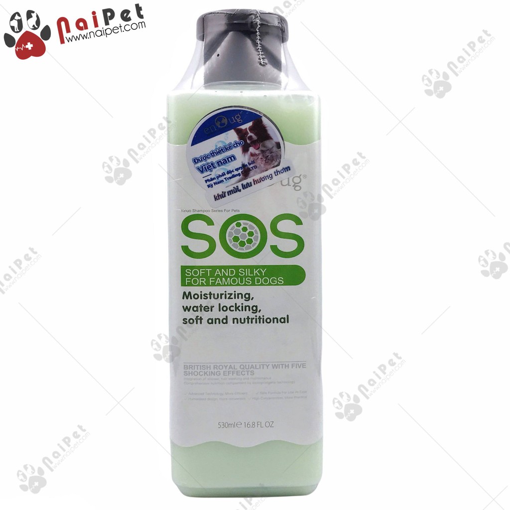 Sữa Tắm SOS Cho Chó Mèo Chính Hãng 530ml