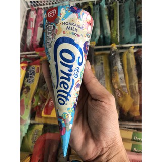 Kem cornettto sữa Hokkaido cầu vồng Walls