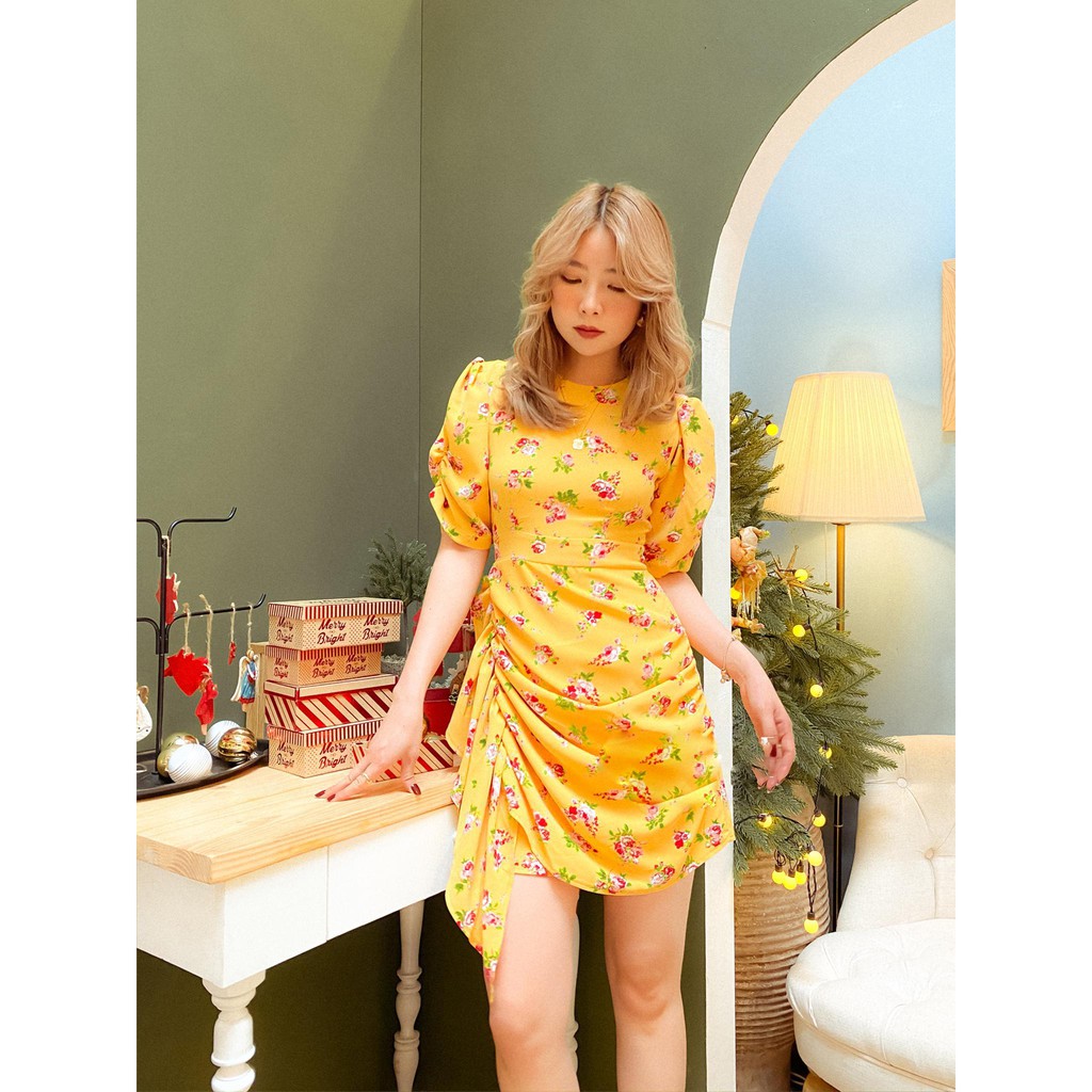 Đầm hoa vàng Jena Dress Gem Clothing SP001079