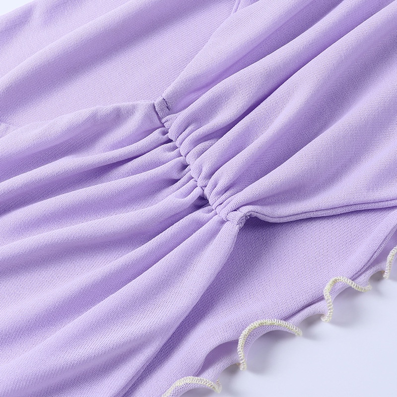 Áo Tank Top Trễ Vai Thiết Kế Xếp Ly Thời Trang Xinh Xắn Cho Nữ