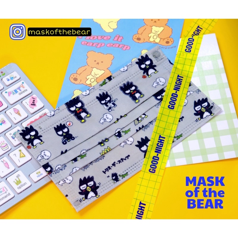 khẩu trang cute Sanrio  x Mask of the Bear
