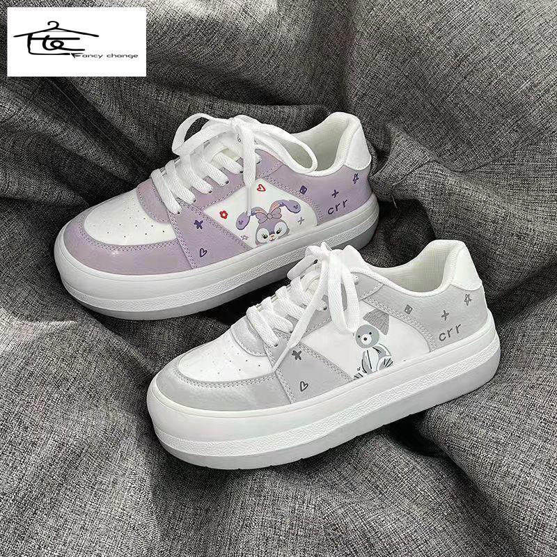 Giày Thể Thao Đế Dày Phong Cách Nhật Bản Thời Trang Xuân Thu Cho Nữ