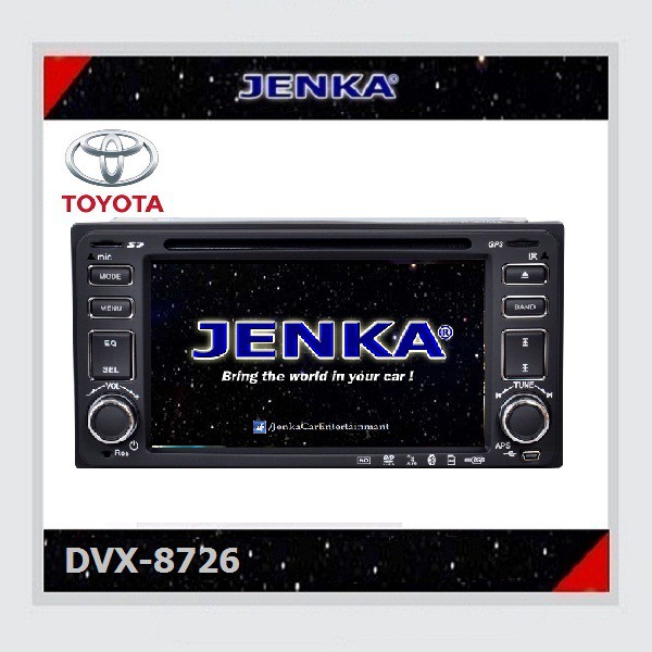 DVD liền màn hình cảm ứng JENKA DVX-8726HD chuyên dùng cho dòng xe Toyota, Nissan