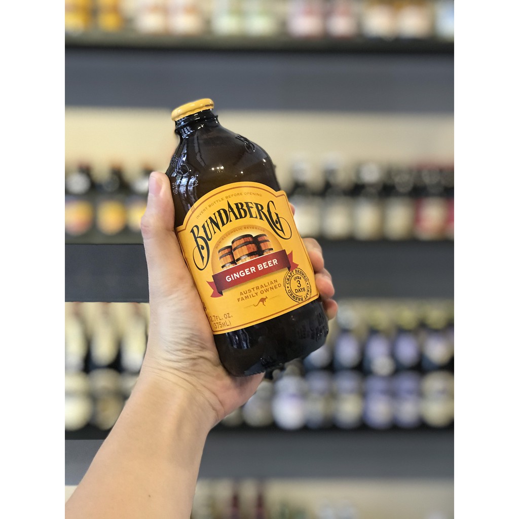 Bundaberg Ginger Beer - Úc - chai 375ml - thùng 12 chai