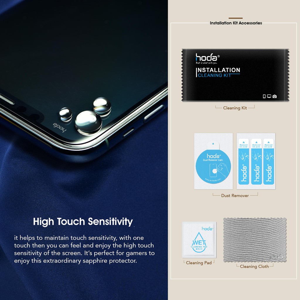 Kính Cường Lực HODA SAPPHIRE Full Màn Hình IP 14 Pro Max / 14 / 14Pro/ 14Plus/ 13/ 13Pro/ 13Promax