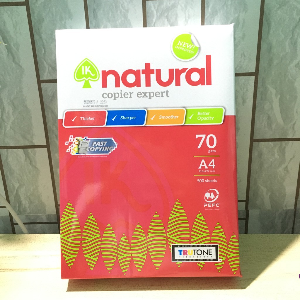 Giấy A4 IK Natural 70 gsm