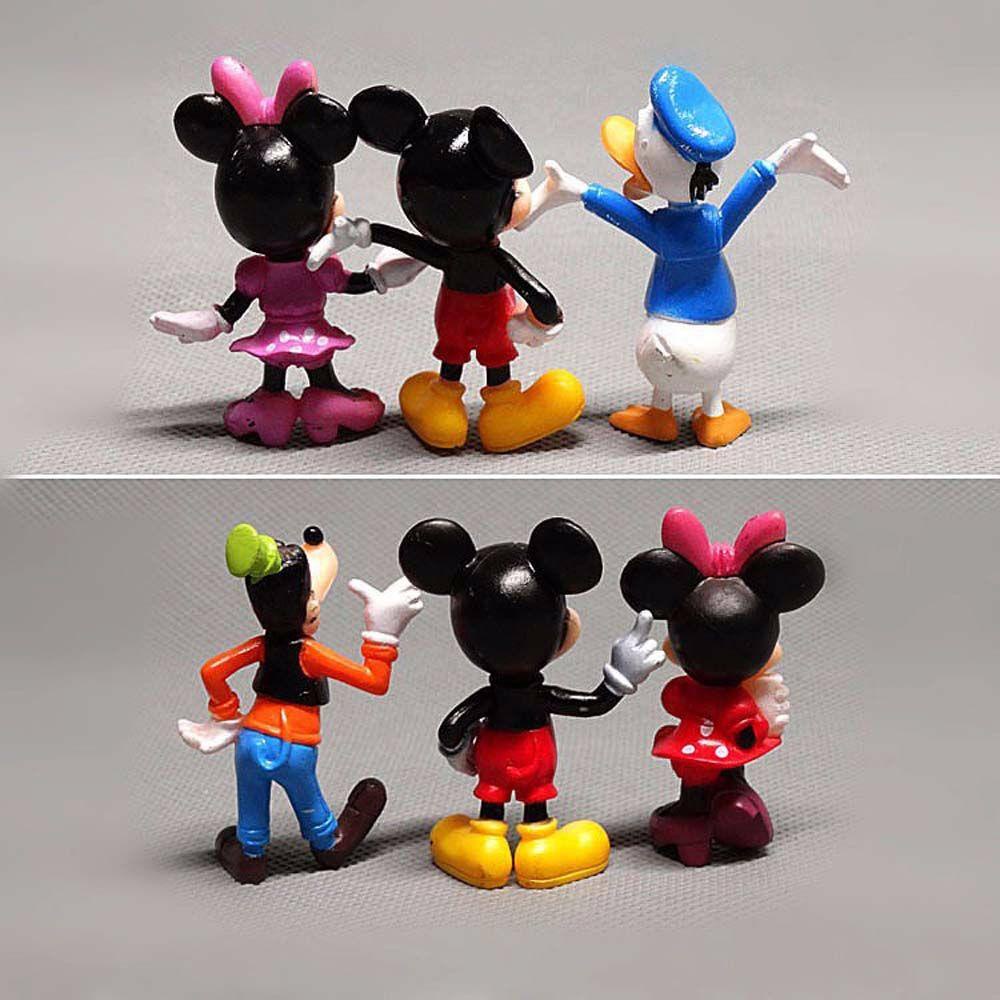 Bộ 6 Mô Hình Búp Bê Hoạt Hình Chuột Mickey