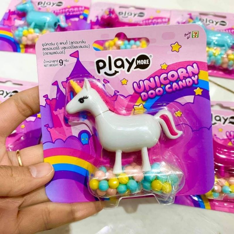 Kẹo Unicorn Doo Play More Thái Lan 9gr
