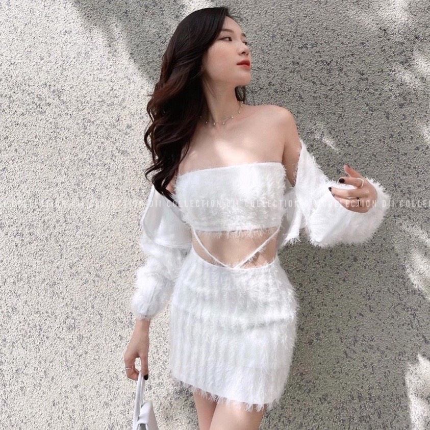 Set 3 Món Cup Lông Xù