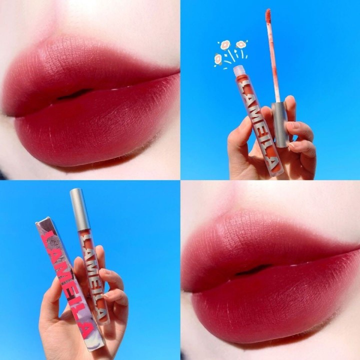 Lip gloss/moisturizing lip gloss, waterproof and sweatproof, no fading, no cup stick, matte lip, lip gloss.