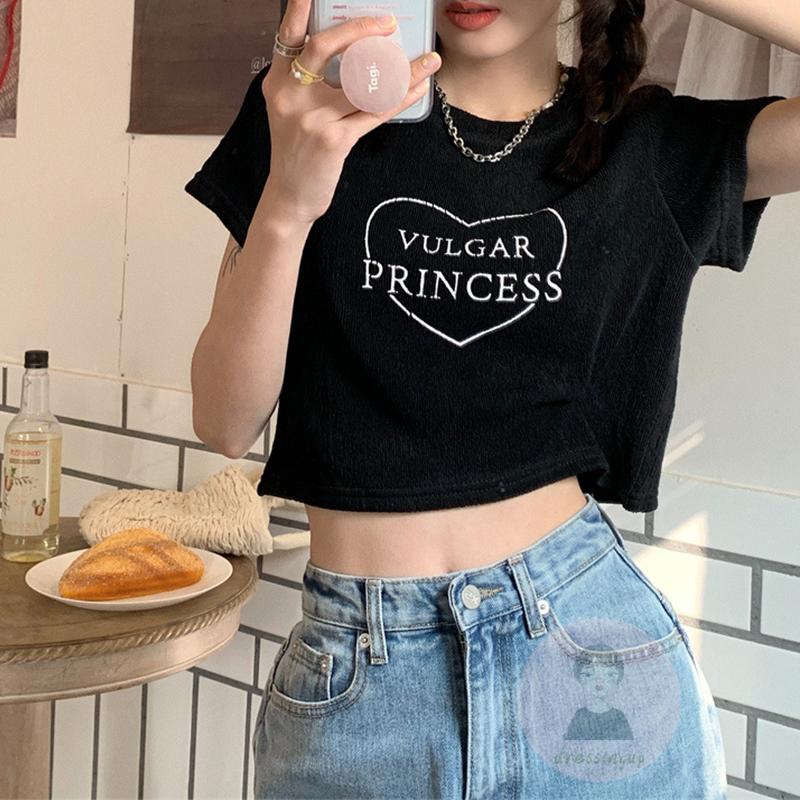 Áo Thun Ngắn Tay In Chữ Cá Tính Theo Phong Cách Mùa Hè Dành Cho Nữ