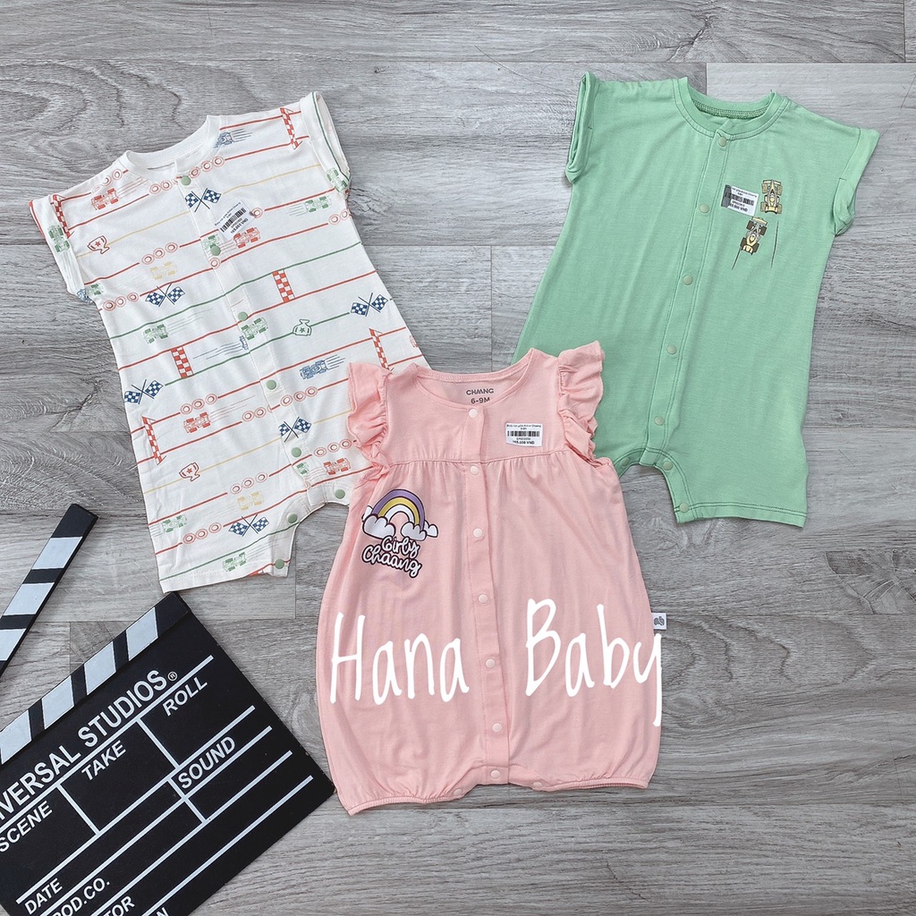 Body cộc Chaang họa tiết cho bé từ 3-12m tháng