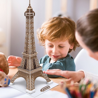 Đồ Chơi CUBIC FUN Trẻ Em Xếp Hình 3D: Tháp Eiffel C044H
