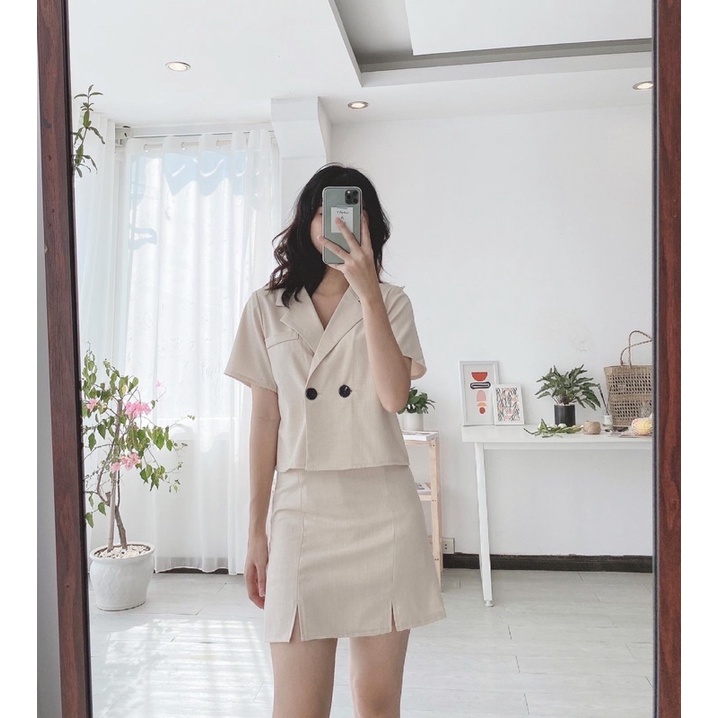 chân váy kem( hết áo)