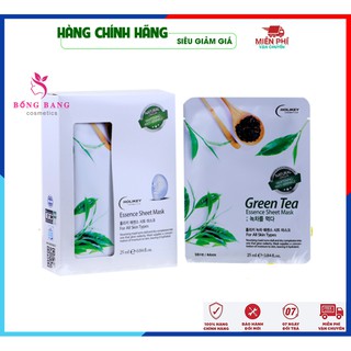 Mặt nạ giấy -Mặt nạ dưỡng da chiết xuất từ Trà Xanh ngừa mụn & làm trắng HOLIKEY Hàn Quốc