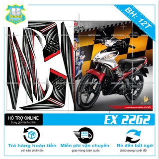 TEM RỜI EX 2010 THÁI ĐỎ ĐEN 2262