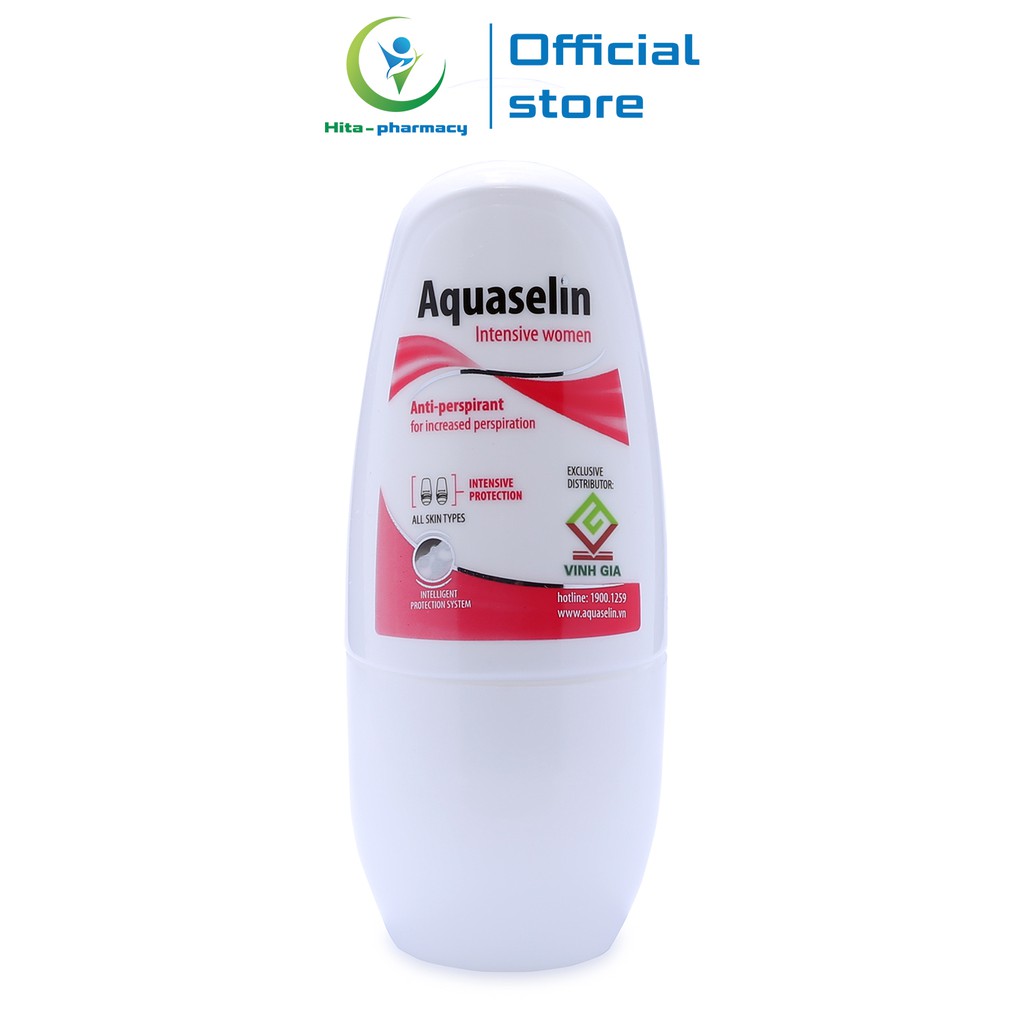 Lăn Khử Mùi Aquaselin Intensive Women dành cho nữ mồ hôi nách nhiều Chai 50ml | BigBuy360 - bigbuy360.vn