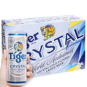 [COMBO 6 LON] Bia Tiger Crystal 330ml