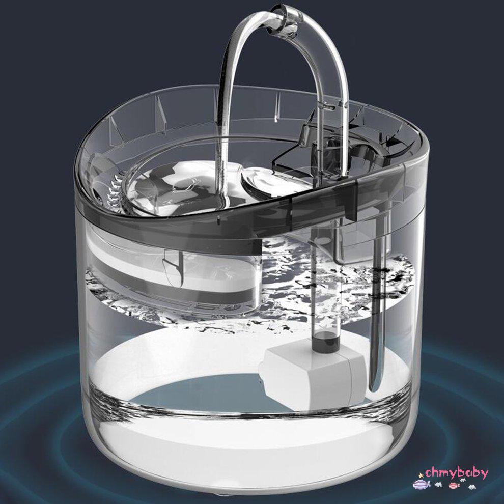 Máy lọc nước Bộ lọc trong suốt Yên tĩnh Đài phun nước Kitty tự động cho chó mèo [8/14]