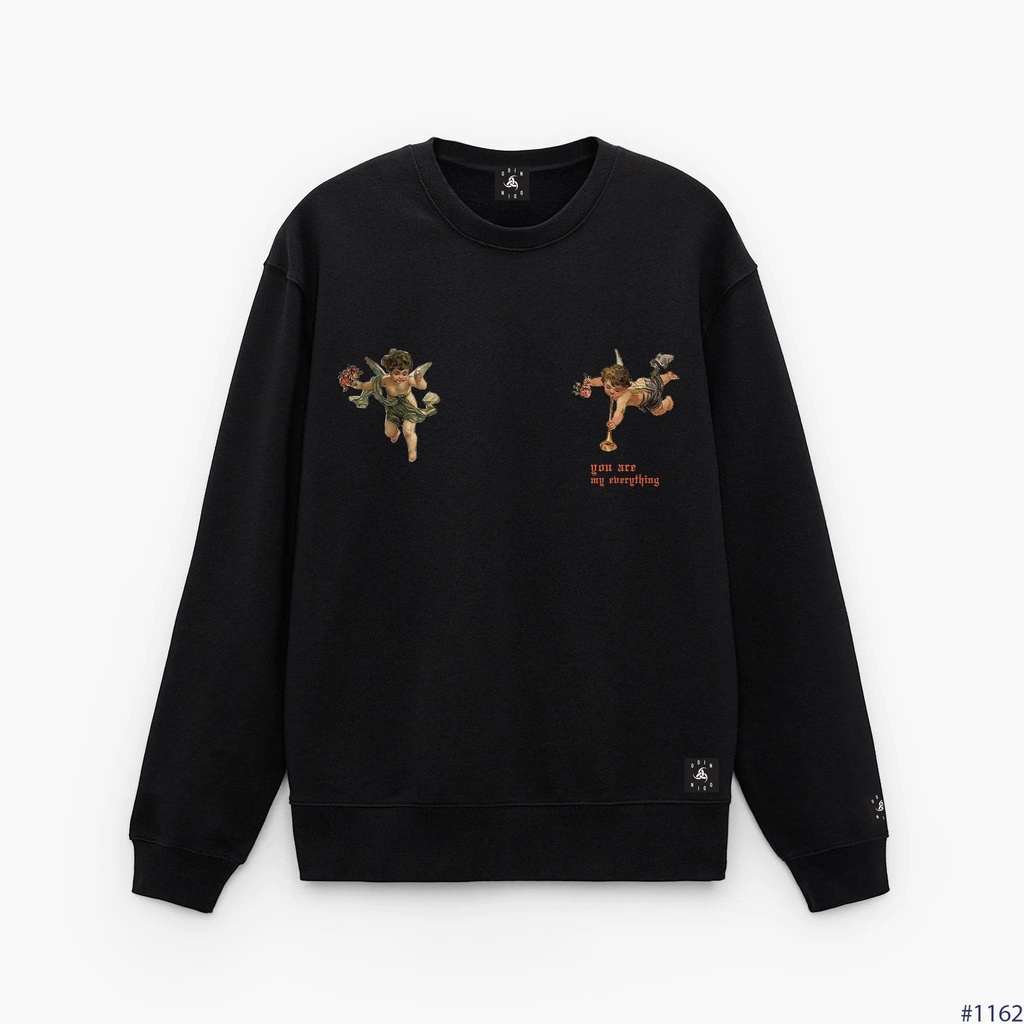 Áo Sweater OD Oversize Cupids, ODIN, Áo Nỉ Chui Đầu Unisex ODIN Clothing