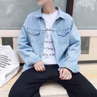 Áo khoác bò cá tính in hình