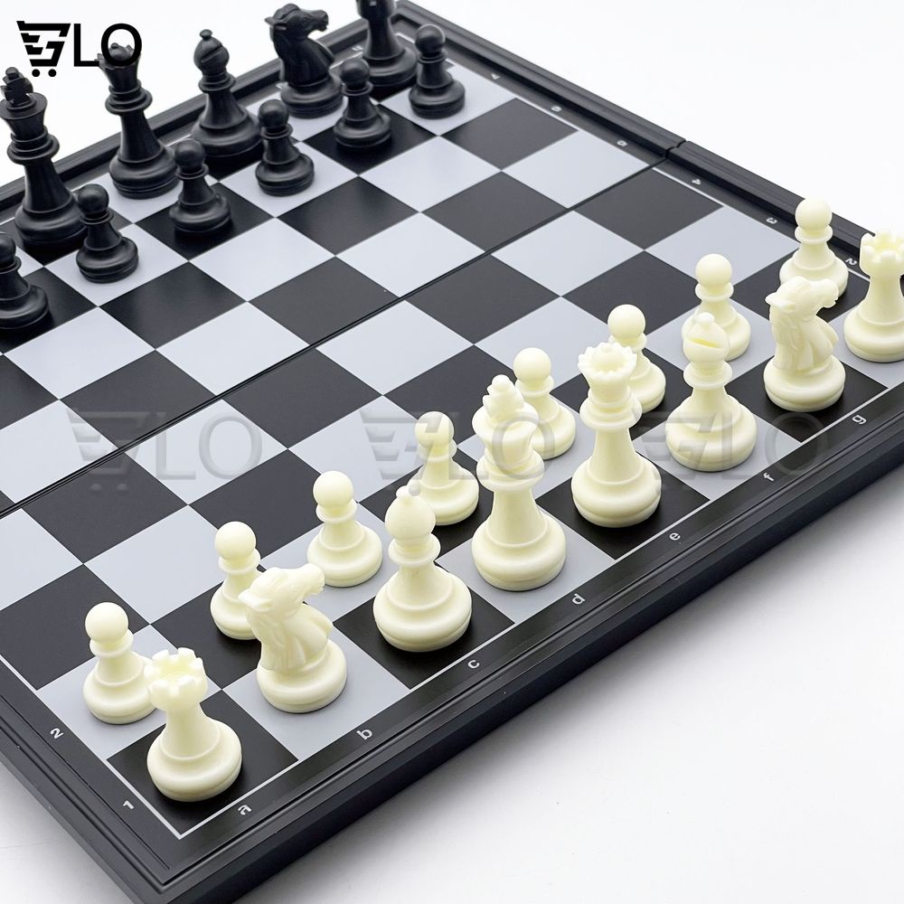 Bộ Cờ Vua 25x25cm Nam Châm UB 3810B-C Gấp Gọn Chất Lượng Cao