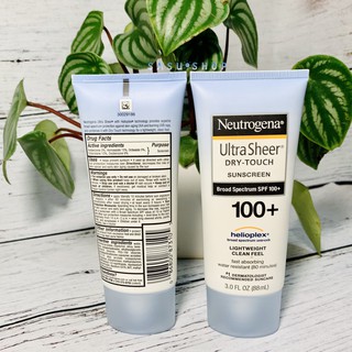 Kem chống nắng Neutrogena Ultra Sheer Dry-Touch SPF 100+ chính hãng