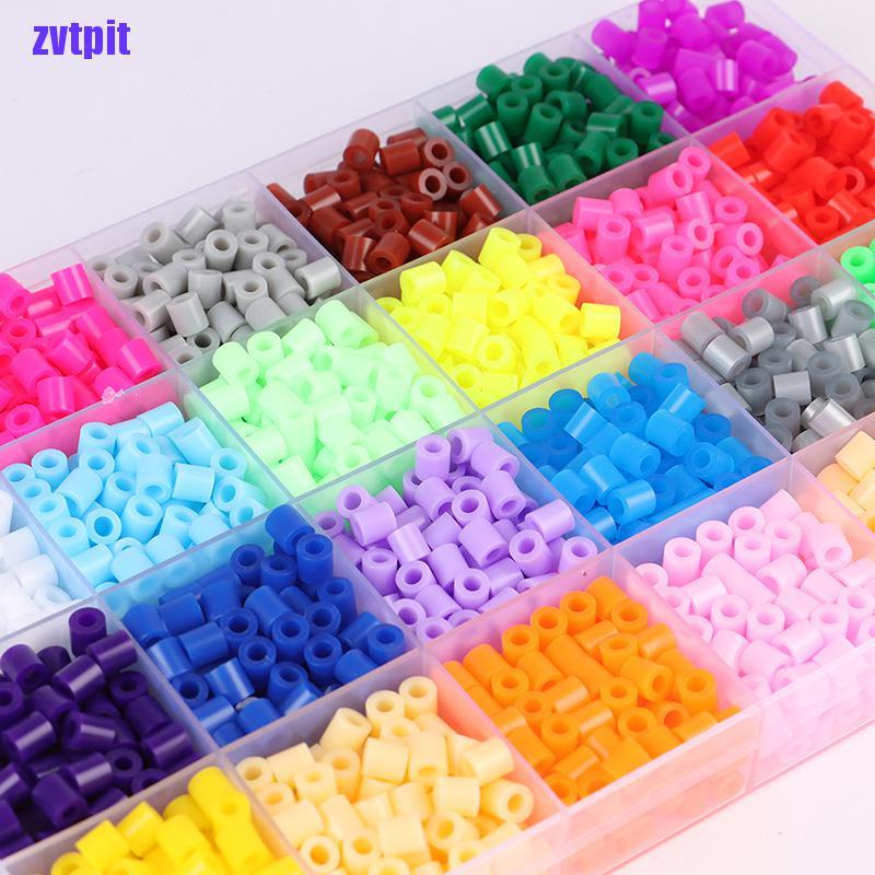 Hạt Hama 24 Màu 5mm Làm Đồ Chơi Thủ Công Cho Bé Diy 3d