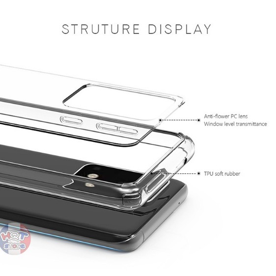 Ốp lưng chống sốc Galaxy S20 Plus/ S20 Ultra Likgus Zero Trong suốt ( không ố màu )