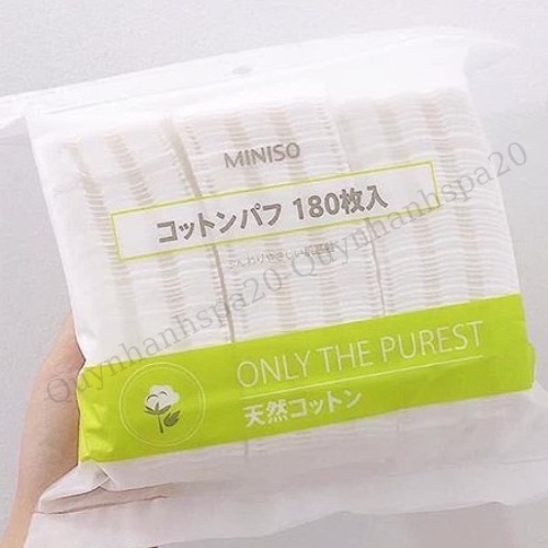 Bông Tẩy trang MINISO 3 lớp  Nhật Bản quynhanhspa20