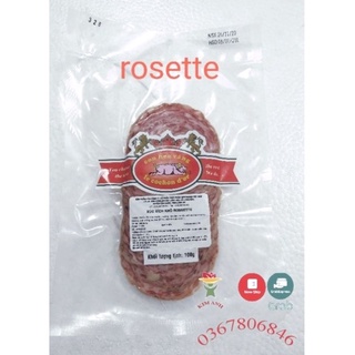Xúc xích khô ROSETTE - CON HEO VÀNG - NIPPONHAM -  Cắt lát bao 500G